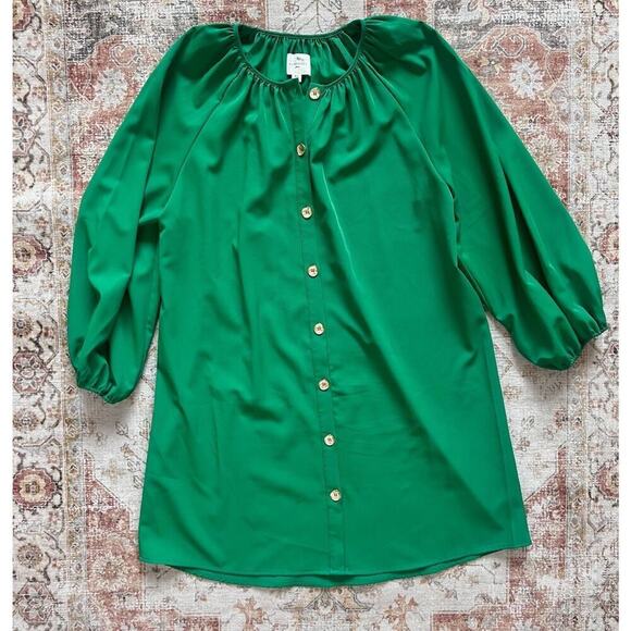 Pomander Place Tuckernuck Palmetto Clarke Dress In Green Womens Size XL - Picture 2 of 7